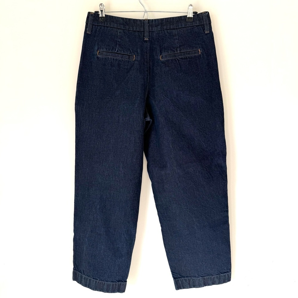 Banana Republic Luxe Mid Rise Straight Jeans Dark Wash - Picture 8 of 14